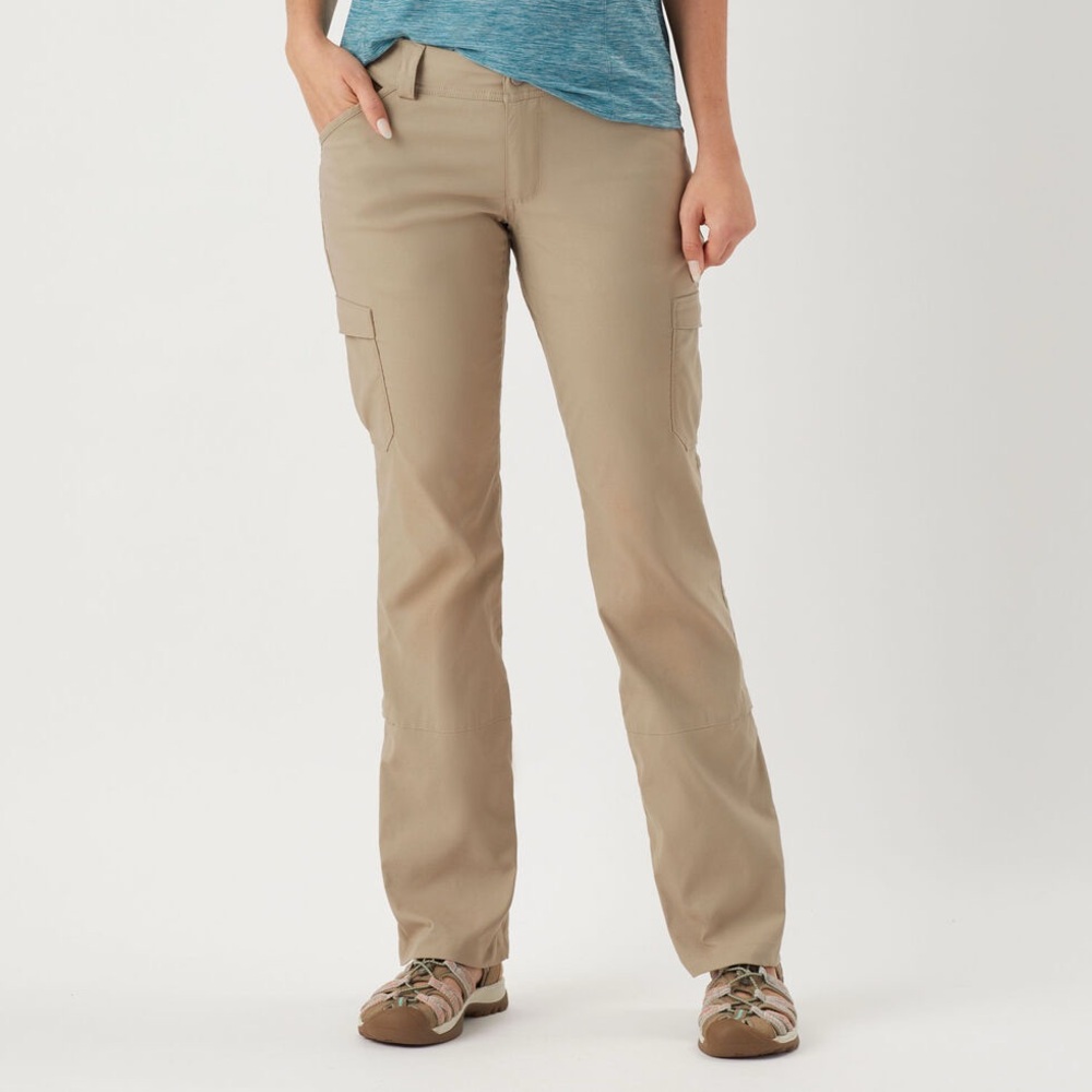 Duluth Trading Dry on the Fly Bootcut Cargo Pant (Style 031) Smoky Tan